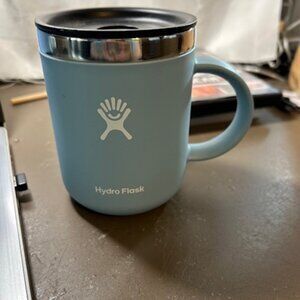 Hydro Flask 12 oz Insulated Coffee Mug Stainless Steel w/ sliding Sip Lid